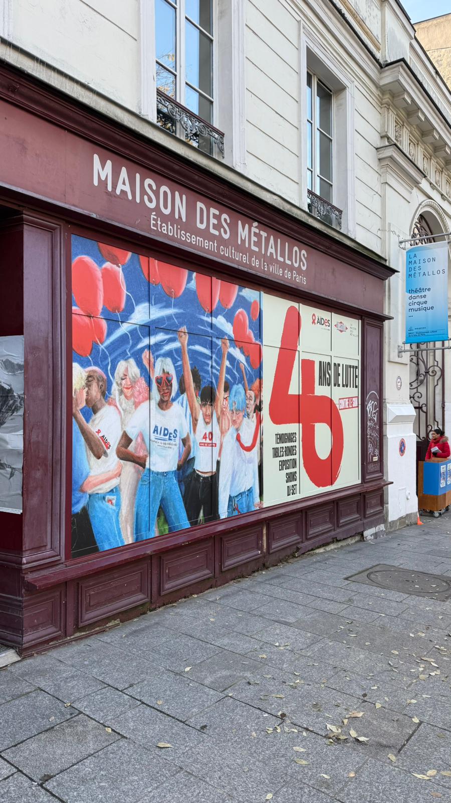 AIDES 40 ans Maison des Métallos