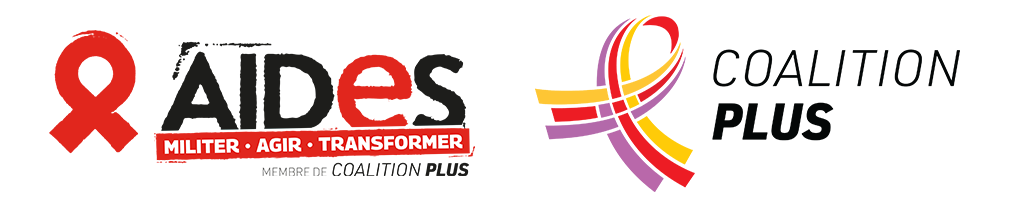 AIDES Coalition Plus logos